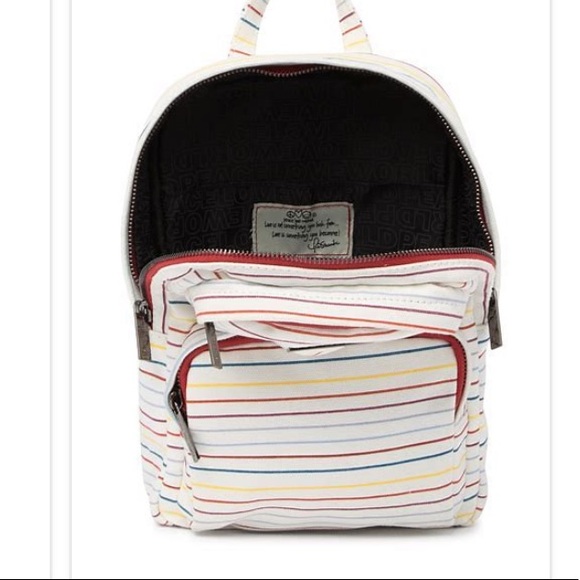 PEACE LOVE WORLD CONVERTIBLE SLINGBACK BACKPACK - Picture 4 of 8